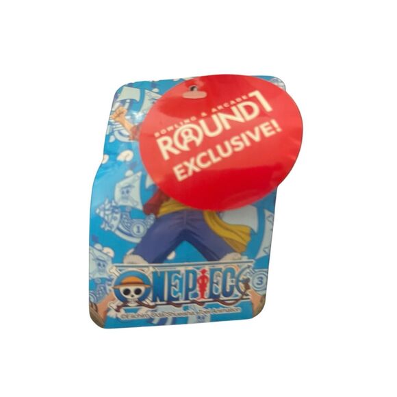 New One Piece Blue Yellow Round 1 Exclusive Kokeshi Plush Doll Luffy Zoro 6" - Picture 5 of 11